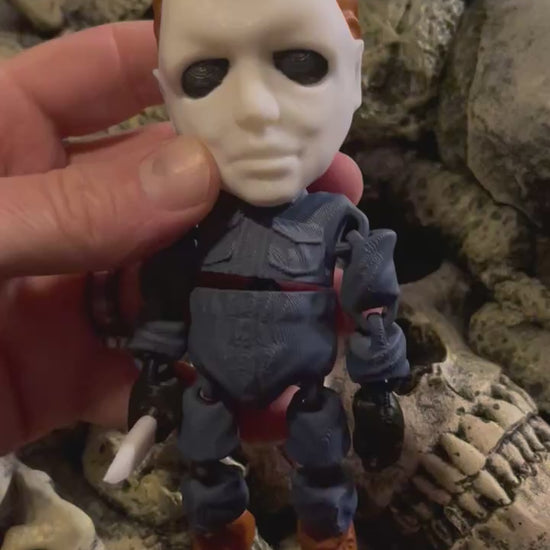 3D printed Michael Myers video