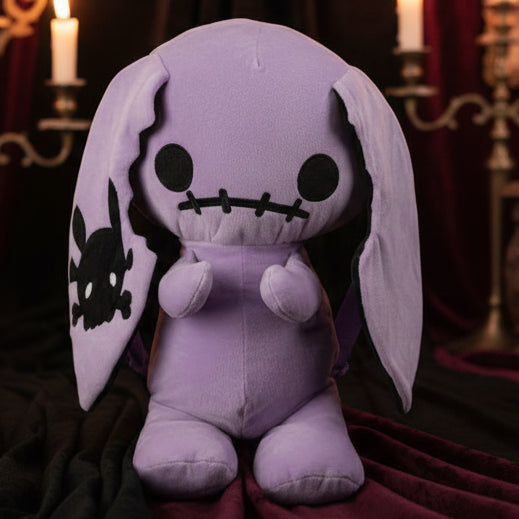 Purple Naughty Bunny Stuffed Backpack