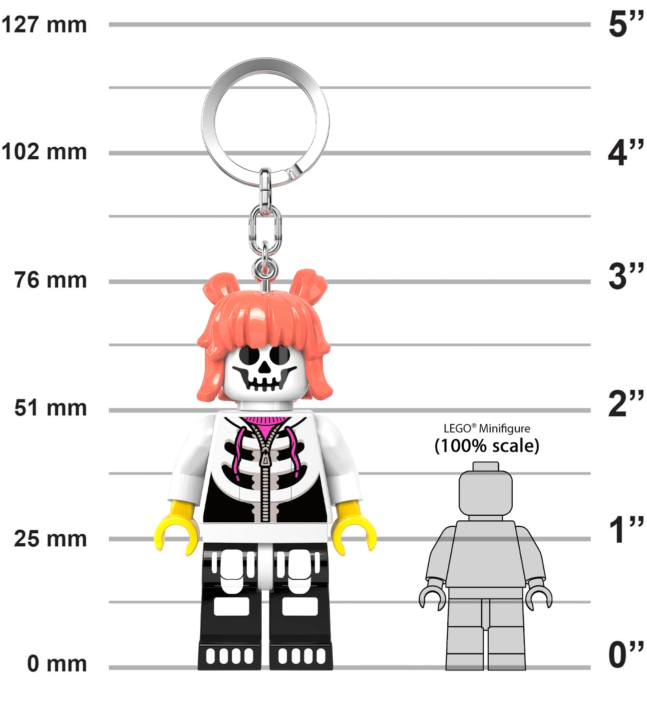 Lego Halloween Led Keychain