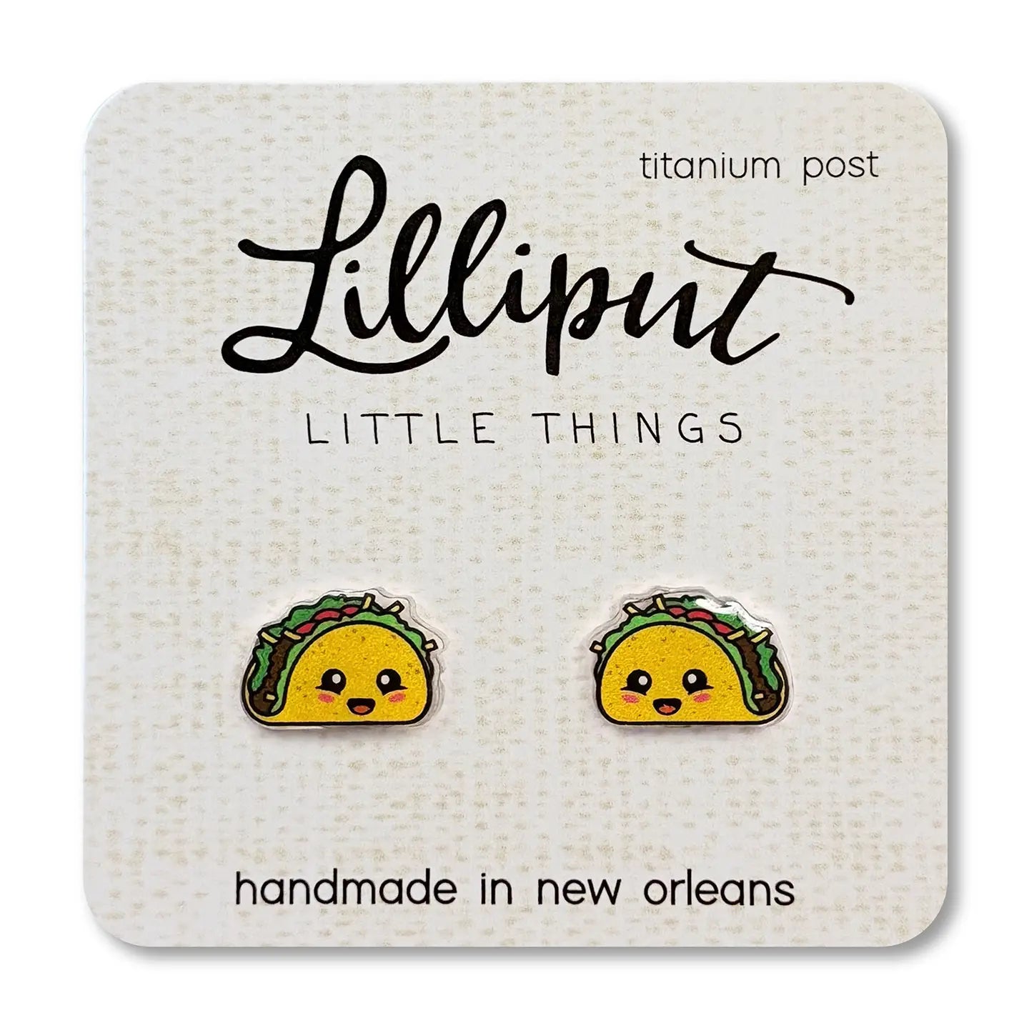 Tacos Lilliput Little Things stud earrings
