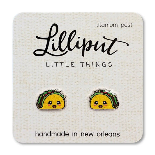 Tacos Lilliput Little Things stud earrings