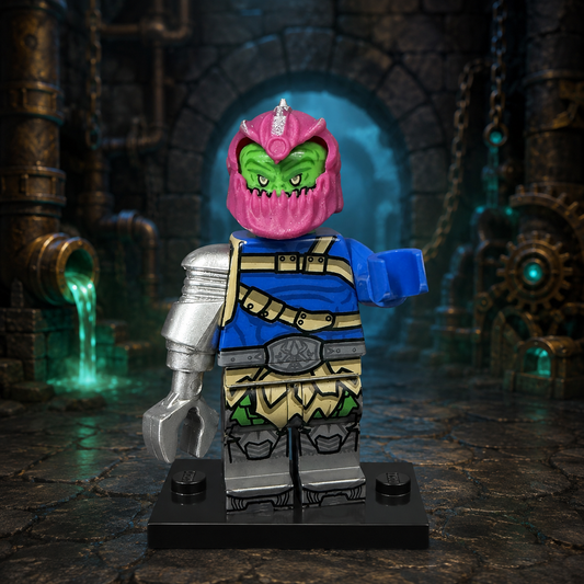 Trap Jaw Masters of the Universe Brick Minifigure