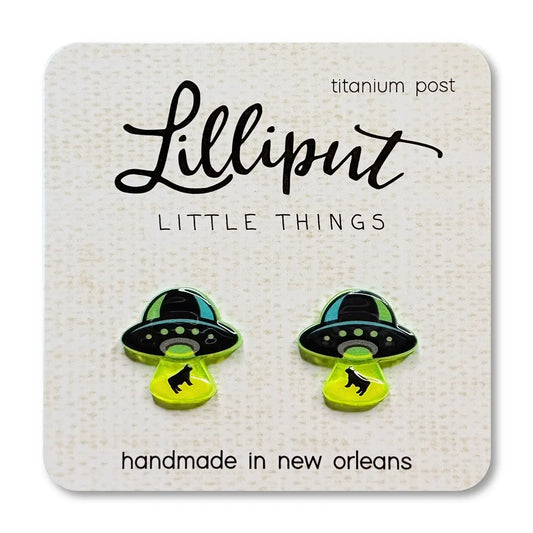 UFO Lilliput Little Things stud earrings